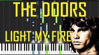 The Doors  Light My Fire Piano Tutorial  Chords  How To Play  Cover [upl. by Zosi]