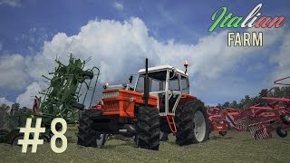 Italian Farm  Fienagione con il Fiat Super 1300DT 8 [upl. by Inilam284]