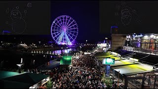 4K Its Beginning to Look Like Christmas Merry Christmas To You christmarkt Drohnesshow 2024 [upl. by Viafore]