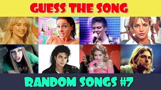 Guess the 50 Random Songs Part 7  Music Quiz [upl. by Pierson237]