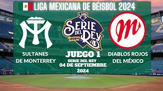 ⚾️Sultanes vs Diablos Rojos⚾️Donde Verlo EN VIVOLiga Mexicana de Beisbol Serie del Rey 2024 [upl. by Conley]