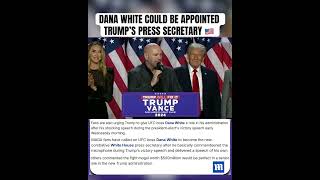 Dana White As Trump’s PRESS SECRETARY 🇺🇸 [upl. by Manchester447]