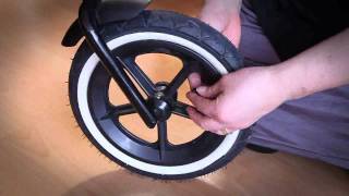 How to correctly inflate the tire of a philampteds stroller  buggy [upl. by Haldis]