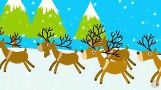 Rudolph The Red Nosed Reindeer  Christmas Songs for kids with lyrics  Carols  Reindeer Song [upl. by Damha864]