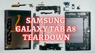 Samsung Galaxy Tab A8 105quot  2022  Full Disassembly Teardown Guide [upl. by Nonnac]