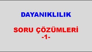 9sınıf katılarda dayanıklılık canlılarda dayanıklılık halatların dayanıklılığı soru çözümü [upl. by Ayotna51]