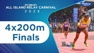 4X200M  Finals  Ritzbury Schools Relay Carnival 2023 [upl. by Nesnaj993]