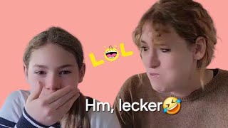 SchokokussWettessenChallenge 🤣 comedy funny humor viralvideo challenge [upl. by Hullda]