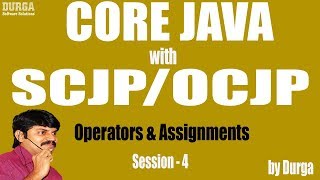 Core Java with OCJPSCJP Operators amp Assignments Part4  shortcircuittype cast operators [upl. by Weihs]