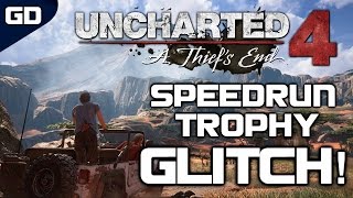 Uncharted 4 Speedrun Trophy Glitch Tutorial  Get The Uncharted 4 Speedrun Trophy In 5 Mins [upl. by Dedric]