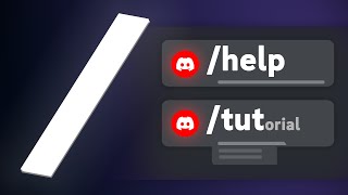 How to make Slash Commands for your Discord Bot Discordjs [upl. by Llevart852]