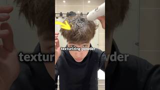 He uses texturizing powder for 100days 100dayschallenge menhaircut haircut [upl. by Seton]