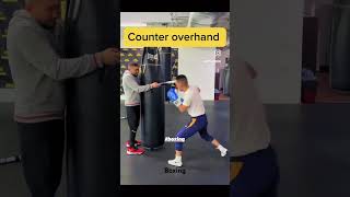 Boxing Overhand tutorial boxing boxingtraining boxingclass [upl. by Kreiner]