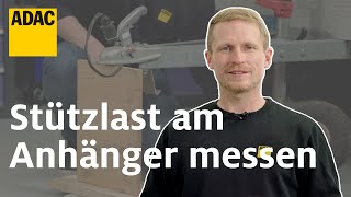 Stützlastmessung am Anhänger Wir zeigen verschiedene Methoden  Einfach Selber Machen  ADAC [upl. by Dupin544]