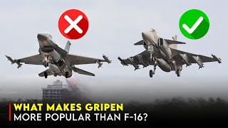 JAS 39 Gripen vs F16 Can It Overtake the F16s Global Dominance [upl. by Letta438]