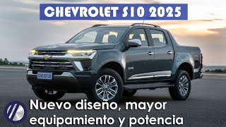 Nueva Chevrolet S10 2025  Todo lo que cambió  Versiones equipamiento motor prestaciones [upl. by Llerej]