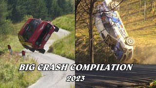 RALLY amp HILLCLIMB BIG CRASH COMPILATION 2023 [upl. by Ahsitil]