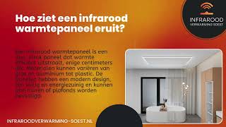 Hoe Ziet een Infrarood Warmtepaneel eruit  Infrarood Verwarming Soest [upl. by Yelyah]