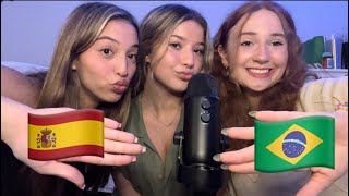 ASMR IN PORTUGESE AND SPANISH 💚 [upl. by Eedya]