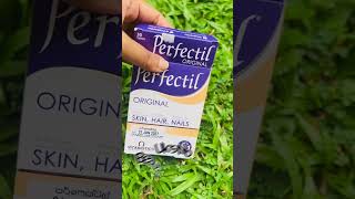 Perfectil Original😇Skin Hair Nails review 😱skincare goviral foryou beauty review [upl. by Heinrike90]