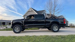 2024 f350 tremor on 37” no lift [upl. by Nosirb]