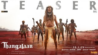 Thangalaan Hindi  Teaser HDR  Chiyaan Vikram K E Gnanavelraja Pa Ranjith  G V Prakash Kumar [upl. by Aid952]