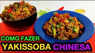 ✅COMO FAZER YAKISSOBA CHINESA  VERSÃO BRASILEIRA [upl. by Ahsiemal36]