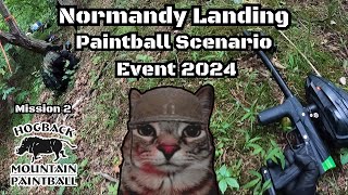 Normandy Landing DDay Paintball Scenario Event 2024 at Hogback Mountain Paintball  Mission 2 [upl. by Joceline]