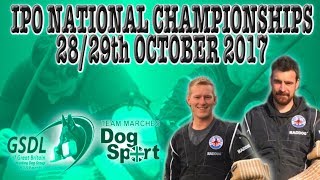 GSDL IPO Schutzhund National Championships 2017 promo video [upl. by Nauqed969]