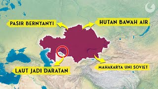 MEMILIKI PASIR BERNYANYI Beginilah Kondisi Geografis Kazakhstan Yang Mencengangkan [upl. by Gazzo]