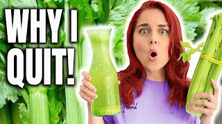 Drinking Celery Juice FOR 30 DAYS For Fertility Heres what happened [upl. by Allemac]