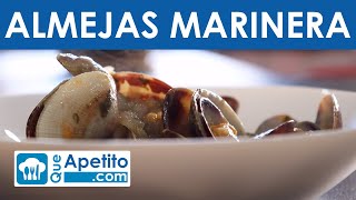 Receta de almejas a la marinera fácil y casera  QueApetito [upl. by Thunell122]