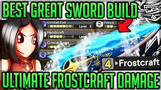 Best Guild Palace Great Sword Build  None Crit Draw Frostcraft  Monster Hunter World Iceborne [upl. by Alikee]