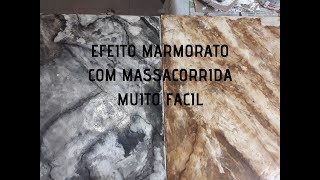 DIYcomo fazer efeito marmorato mármore com massa ACRÍLICA [upl. by Annaes711]