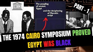 Cheikh Anta Diop at the Cairo Symposium  1974 UNESCO Symposium debate [upl. by Rehpotirhc]