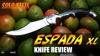 Cold Steel XL Espada Knife Pocket Sword  OsoGrandeKnives [upl. by Heins495]