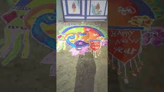 Rangoli  vilog festival  Diwali shorts [upl. by Llednek780]