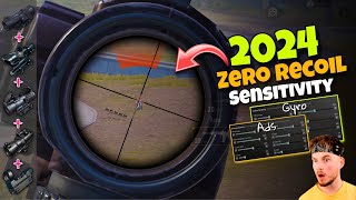 BEST SENSITIVITY SETTING ✅ AND FULL GUIDE  0 RECOIL IN PUBG MOBILE  BGMI [upl. by Naujuj23]