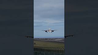 Smooth Landing on a windy day TAP Airbus A321 Azores shorts [upl. by Goodhen]