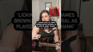 “Licking Stick” by James Brown Guitar Tutorial [upl. by Nosyla]