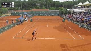 Camilla Rosatello  Raluca Georgiana Serban 6  W60 Caserta 2023 Semifinals [upl. by Ahsinal187]