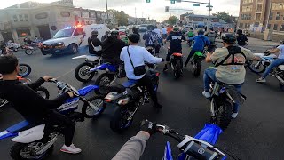 POLICE BLITZ 1000 BIKES HALLOWEEN RIDEOUT  FULL VIDEO IN DESCRIPTION [upl. by Retsehc701]