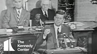 JFKs Famous Speech to Congress on Space Exploration 1961  The Kennedy Center [upl. by Belsky922]