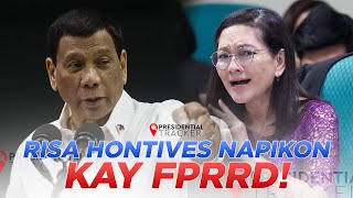 RISA HONTIVEROS NAPIKON KAY FPRRD  Hindi ako naging presidente kung hindi ako bastos FPRRD [upl. by Hogan]