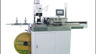 Fully Automatic single wire single head tin dipping terminal crimping machineterminalcrimping [upl. by Deibel]