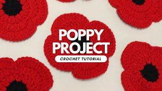 StrathroyCaradoc Poppy Project Crochet Tutorial [upl. by Oniotna458]