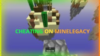 CHEATING on MINELEGACY  FDP CLIENT [upl. by Kenta]