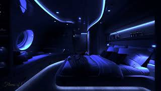 Relaxing Flight in Your Own Elegant Bedroom Brown Noise Cabin Ambience  Call Dings Only  Zen [upl. by Pompei]