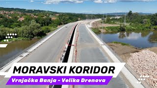 Moravski Koridor od petlje Vrnjačka Banja do Velike Drenove 05072024 vrnjackabanja [upl. by Ecital]