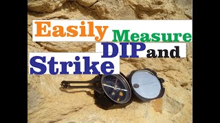 How to use Brunton compass to measure DIP AND STRIKE [upl. by Jonas]